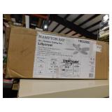 Lillycrest 52 in. Indoor/Outdoor Matte White Ceiling Fan with Downrod and Reversible Motor; Light Kit Adaptable 702