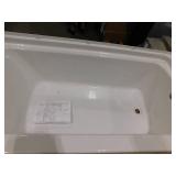 60 in. x 30 in. Soaking Bathtub with Right Drain in White