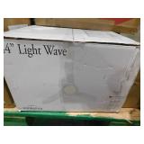 MINKA-AIRE Light Wave 44 in. LED Indoor Distressed Koa Ceiling Fan with Light and Remote Control