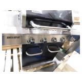 Nexgrill Deluxe 4-Burner ***Natural Gas*** Grill in Black with Ceramic Searing Side Burner and Gourmet Plus Cooking System