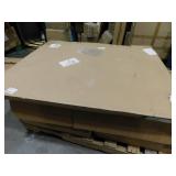 NewTechWood Allure Preassembled Aluminum 36 in. Gate in Bronze