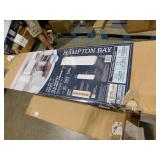 Hampton Bay Avondale 18 in. W x 24 in. D x 84 in. H Ready to Assemble Plywood Shaker Pantry Kitchen Cabinet in Alpine White