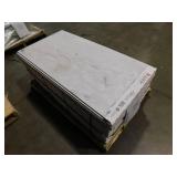 13 cases--Daltile Sanbristol White Marvel 24 in. x 48 in. Matte Color Body Porcelain Stone Look Floor and Wall Tile (198.4 sq. ft.)