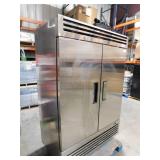 Cooler Depot 54 in. W 47cu. ft NSF Commercial 2-Door Reach in Upright Refrigerator in Stainless Steel *used