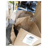 Pallet/box lot of Outdoor Accents Mission Collection ZMAX Black Post Base Side Plate and other brackets