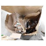 Pallet/box lot of Outdoor Accents Mission Collection ZMAX Black Post Base Side Plate and other brackets