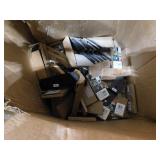 Pallet/box lot of Outdoor Accents Mission Collection ZMAX Black Post Base Side Plate and other brackets