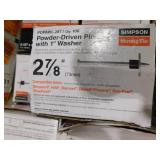 (9) Simpson Strong-Tie PDPAWL-287- 2 7/8" x .157 Drive Pin with Washer---100 Count =900 qty