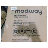 MODWAY Cadence Walnut 2-Drawer Nightstand