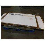 White Composite Stone-- Shower pan and Walls