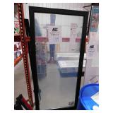 70-1/2 in. x 79-1/2 in. 200 Series Black Right-Hand Perma-Shield Sliding Patio Door with Black Interior, Moving Panel