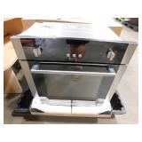 Magic Chef 24 in. 2.2 cu. ft. Single Electric Wall Oven with Convection and Manual Clean