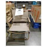 Outsunny*** Set of 2*** Camping Chair, Lightweight Folding Chair, Portable Armchairs, Perfect for Festivals, Fishing, Beach, Khaki