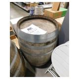 Real Wood Barrel 37.0 in Brown Barrel
