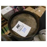 Real Wood Barrel 37.0 in Brown Barrel