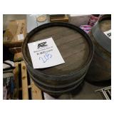 Real Wood Whiskey Barrel