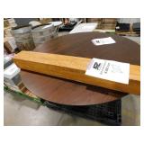 Dogberry Collections 36 in. W x 5.5 in. H x 6.25 in. D Aged Oak Modern Farmhouse Fireplace Cap-Shelf Mantel