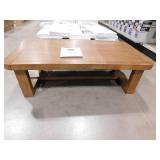 Cabalynn 56.25 in. Light Brown Rectangle MDF Coffee Table