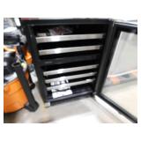 Samsung Dual Zone 24 in. 51-Bottle Free Standing Wine Cooler in Stainless Steel