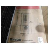 Square D Homeline 125 Amp 20-Space 40-Circuit Outdoor Ring-Type Semi-Flush Mount Solar-Ready Main Breaker Plug-On Neutral CSED