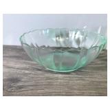 Lot of 5 Vintage Green Glass Bowls Lot of 5 Vintage Green Glass Bowls