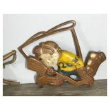 Lot of 5 Vintage Sexton Metal Wall Hanging Decor Lot of 5 Vintage Sexton Metal Wall Hanging Decor