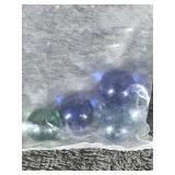 4 Vintage Champion Shooter Agate Marbles in Original Package 4 Vintage Champion Shooter Agate Marbles in Original Package