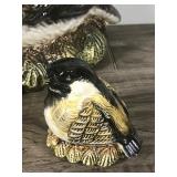 Big Sky Carvers Fat Chickadee Cookie Jar With Matching Salt and Pepper Shakers Big Sky Carvers Fat Chickadee Cookie Jar With Matching Salt and Pepper Shakers