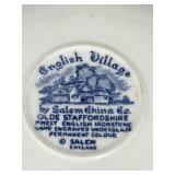 2 Sets of Vtg Olde Staffordshire “English Village” by Salem China Co. Tea Cup & SaucerVtg 2 Sets of Vtg Olde Staffordshire “English Village” by Salem China Co. Tea Cup & SaucerVtg