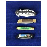 Lot of 4 Collectible Pocket Knives - see description for more info Lot of 4 Collectible Pocket Knives - see description for more info