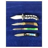 Lot of 4 Collectible Pocket Knives - see description for more info Lot of 4 Collectible Pocket Knives - see description for more info