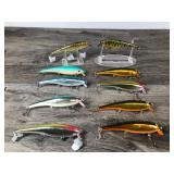 Lot of 10 Rip N Ric Fishing Lures Lot of 10 Rip N Ric Fishing Lures