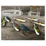 Lot of 10 Fishing Lures - Crankbait Wobblers Artificial Sinking Bait Treble Hooks6PCS Lot of 10 Fishing Lures - Crankbait Wobblers Artificial Sinking Bait Treble Hooks6PCS