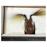 3 - Vintage Fred Arbogast Joe Messinger Bucktail Frog Fishing Lures in boxes 3 - Vintage Fred Arbogast Joe Messinger Bucktail Frog Fishing Lures in boxes