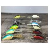 Lot of 10 Norman Fishing Lures Lot of 10 Norman Fishing Lures
