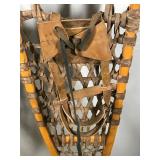 Pair of Vintage Wooden Snow Shoes Pair of Vintage Wooden Snow Shoes