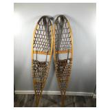 Pair of Vintage Wooden Snow Shoes Pair of Vintage Wooden Snow Shoes