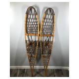 Pair of Vintage Wooden Snow Shoes Pair of Vintage Wooden Snow Shoes