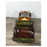 Vintage Wood Old Time Classic Roadster Model Car Vintage Wood Old Time Classic Roadster Model Car