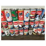 Lot of 42 Collectible Beer Cans, 1 7up Can and 4 Beer Cardboard Cases Lot of 42 Collectible Beer Cans, 1 7up Can and 4 Beer Cardboard Cases