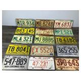 Lot of 15 Collectible Minnesota License Plates Lot of 15 Collectible Minnesota License Plates