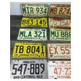 Lot of 15 Collectible Minnesota License Plates Lot of 15 Collectible Minnesota License Plates