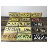 Lot of 15 Collectible Minnesota License Plates Lot of 15 Collectible Minnesota License Plates