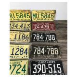 Lot of 15 Collectible Minnesota License Plates Lot of 15 Collectible Minnesota License Plates