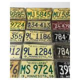 Lot of 15 Collectible Minnesota License Plates Lot of 15 Collectible Minnesota License Plates