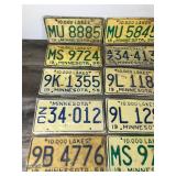 Lot of 15 Collectible Minnesota License Plates Lot of 15 Collectible Minnesota License Plates