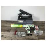 Daisy BB Hand Gun Model 188, Air Rifle Lead Pellets, Weaver Scope Mounts, Bag of BB’s, CO2 Cartridges, Field Locker Shooters Case and More Daisy BB Hand Gun Model 188, Air Rifle Lead Pellets, Weaver Scope Mounts, Bag of BB’s, CO2 Cartridges, Field Locker Shooters Case and More