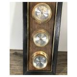 VINTAGE MID CENTURY MODERN SPRINGFIELD BAROMETER WEATHER STATION THERMOMETER VINTAGE MID CENTURY MODERN SPRINGFIELD BAROMETER WEATHER STATION THERMOMETER