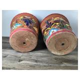 Large Mexican Pottery Planters Large Mexican Pottery Planters