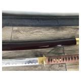 Samurai Sword with Sheath and Travel Case Samurai Sword with Sheath and Travel Case